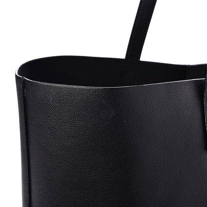 Saint Laurent Calfskin Large Shopping Tote Black 8 of 9