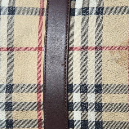 Burberry Haymarket Check Duffle Bag Brown 12 of 17