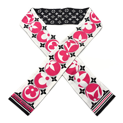 Louis Vuitton Silk Monogram Marbles Bandeau Midnight Fuchsia 1 of 4