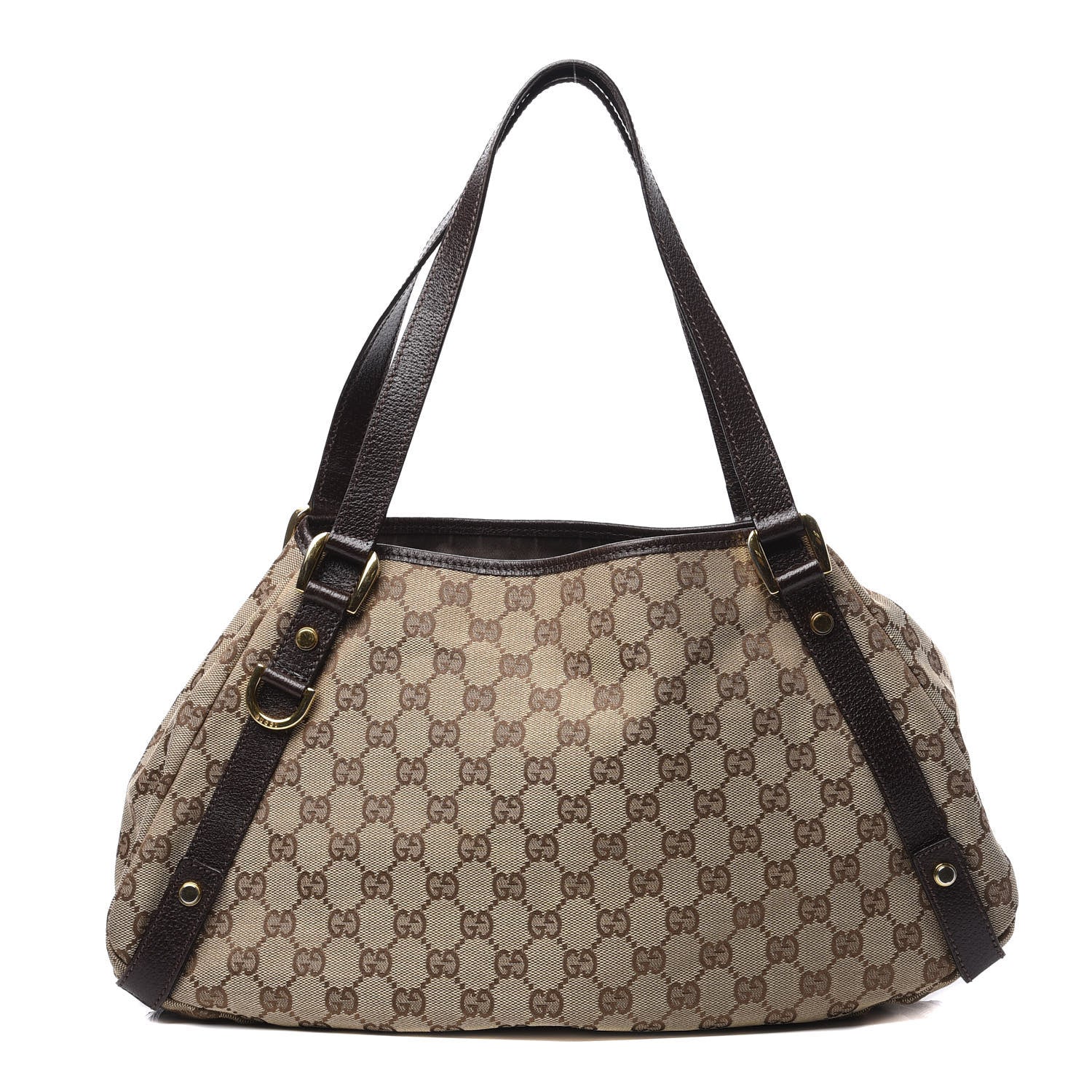 Gucci Monogram Medium Abbey Shoulder Bag Dark Brown 1 of 9