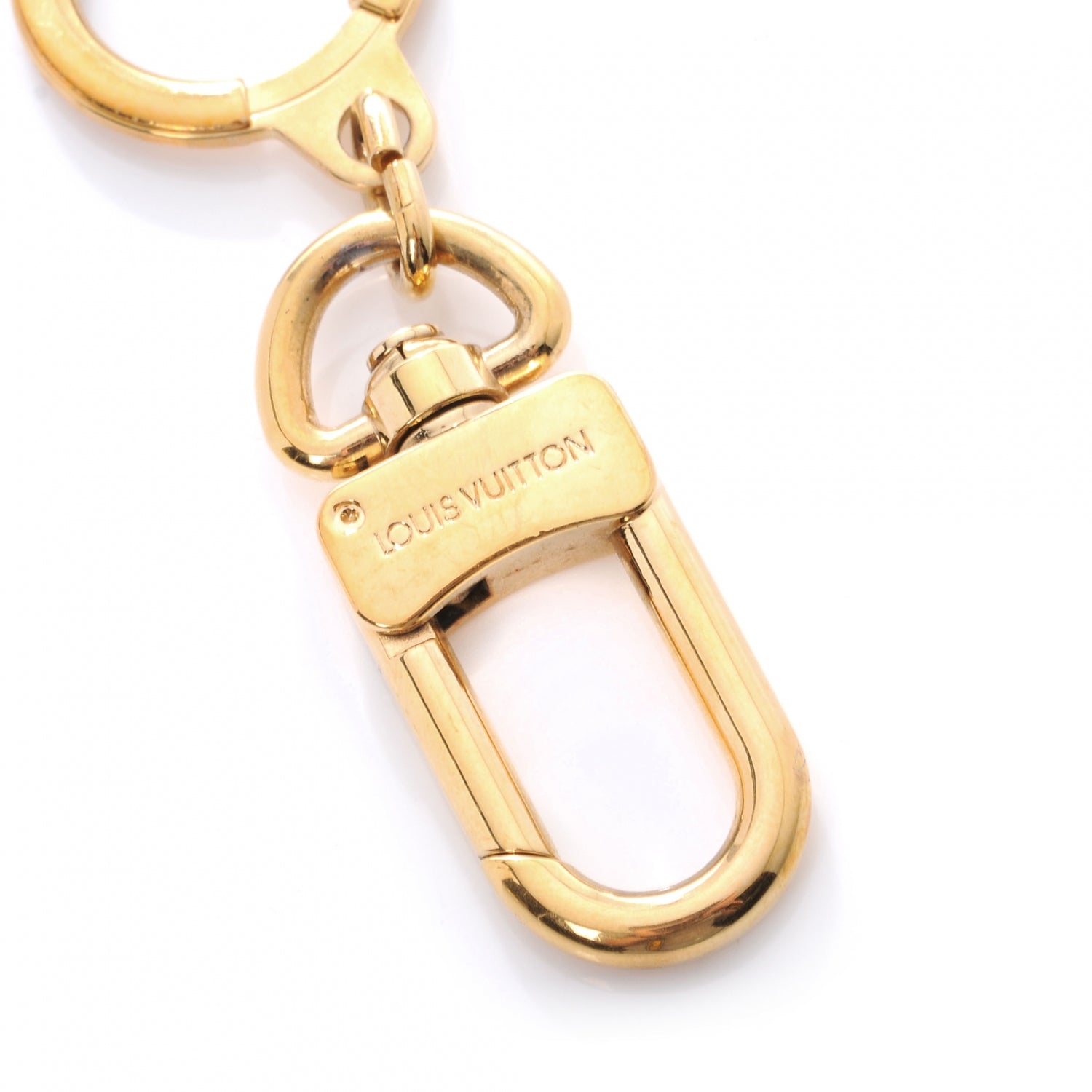 Louis Vuitton Pochette Extender Key Ring Gold 2 of 3