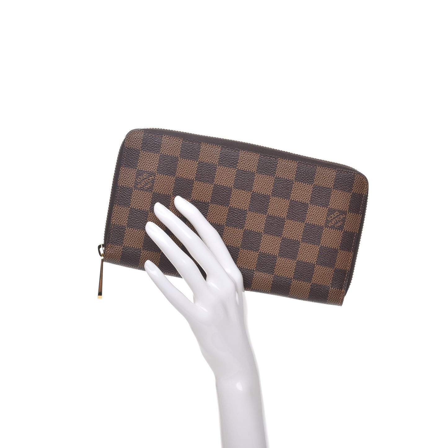 Damier Ebene Zippy Organizer Wallet