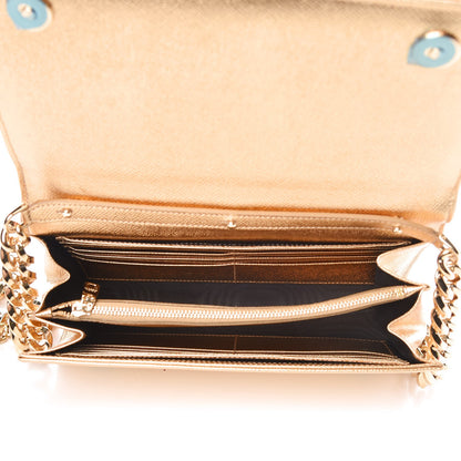 Dolce & Gabbana Dauphine Heart DG Shoulder Bag Gold 5 of 7