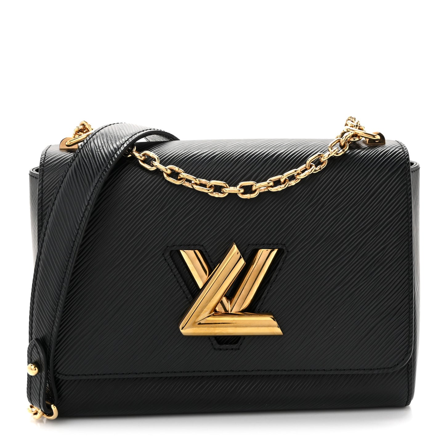 Epi Twist Shoulder Bag MM Black