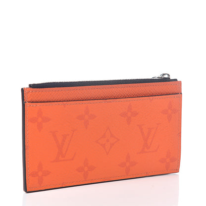 Louis Vuitton Taigarama Coin Card Holder Orange 2 of 5