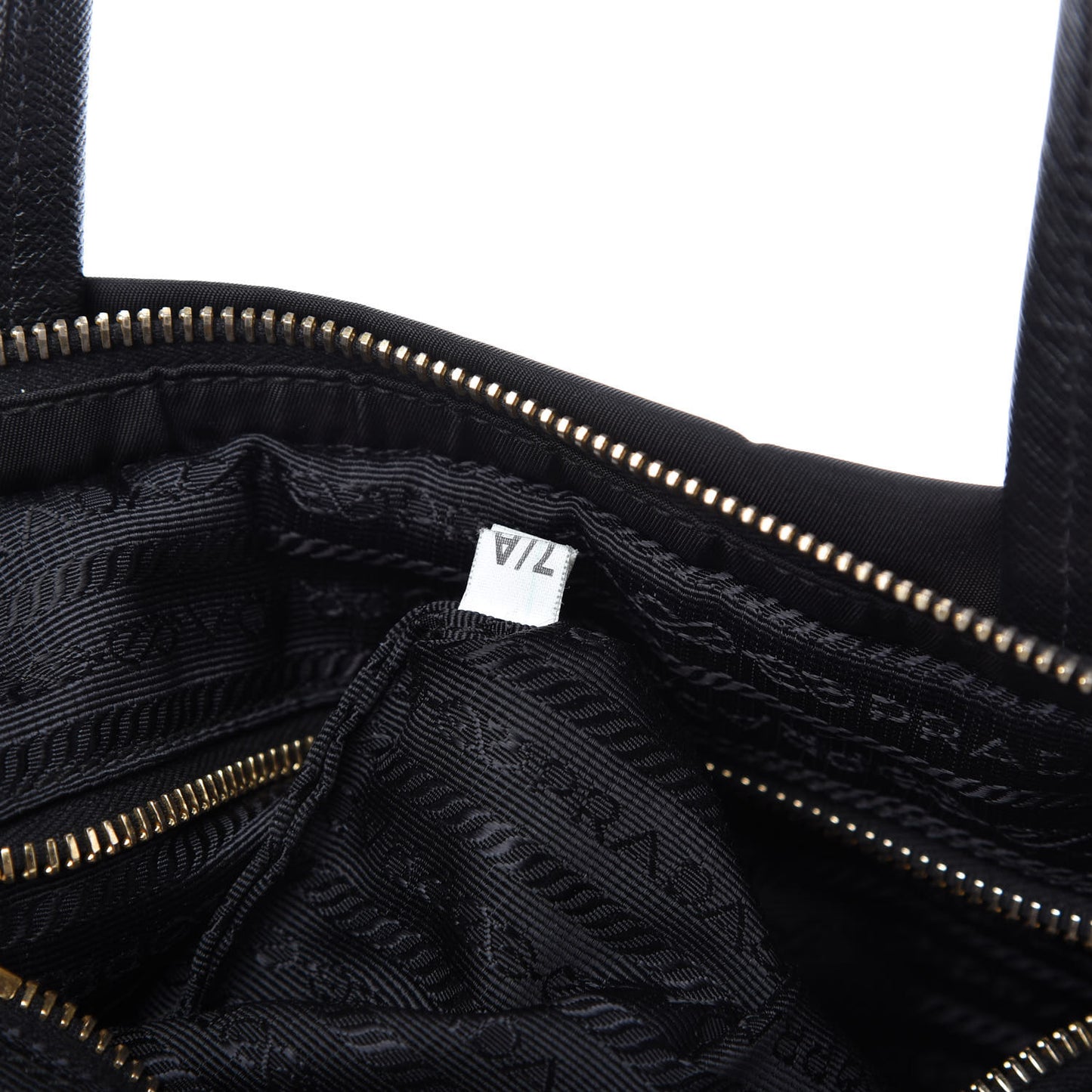 Tessuto Nylon Saffiano Tote Black