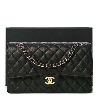 Chanel Caviar Quilted Medium Double Flap Black 11 of 11
