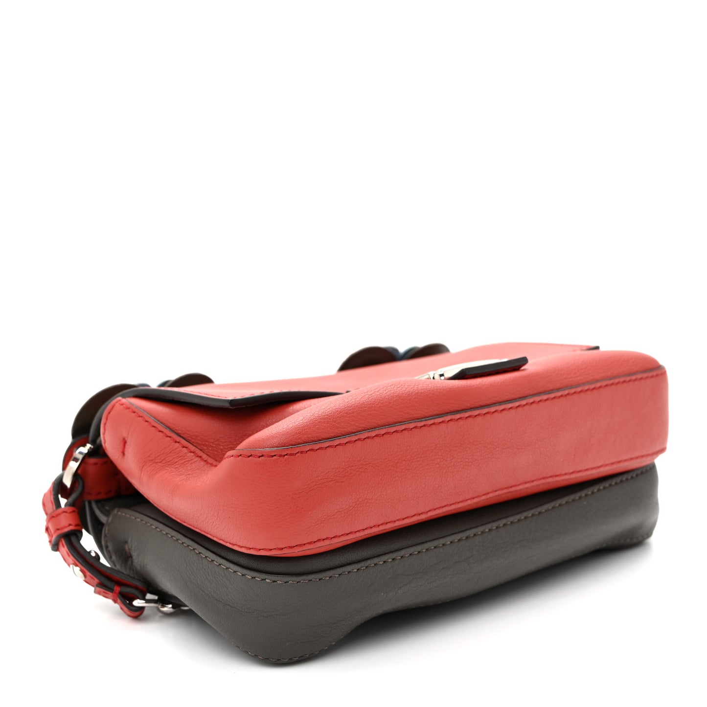 Vitello Dolce Flowerland Bi-Color Studded Micro Double Baguette Bloody Mary Carbone
