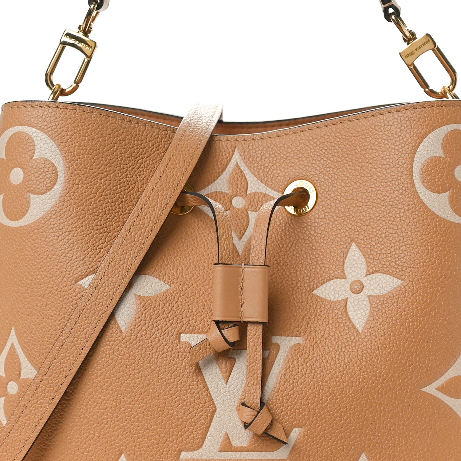 Louis Vuitton Empreinte Monogram Giant Neonoe MM Arizona Beige 8 of 11