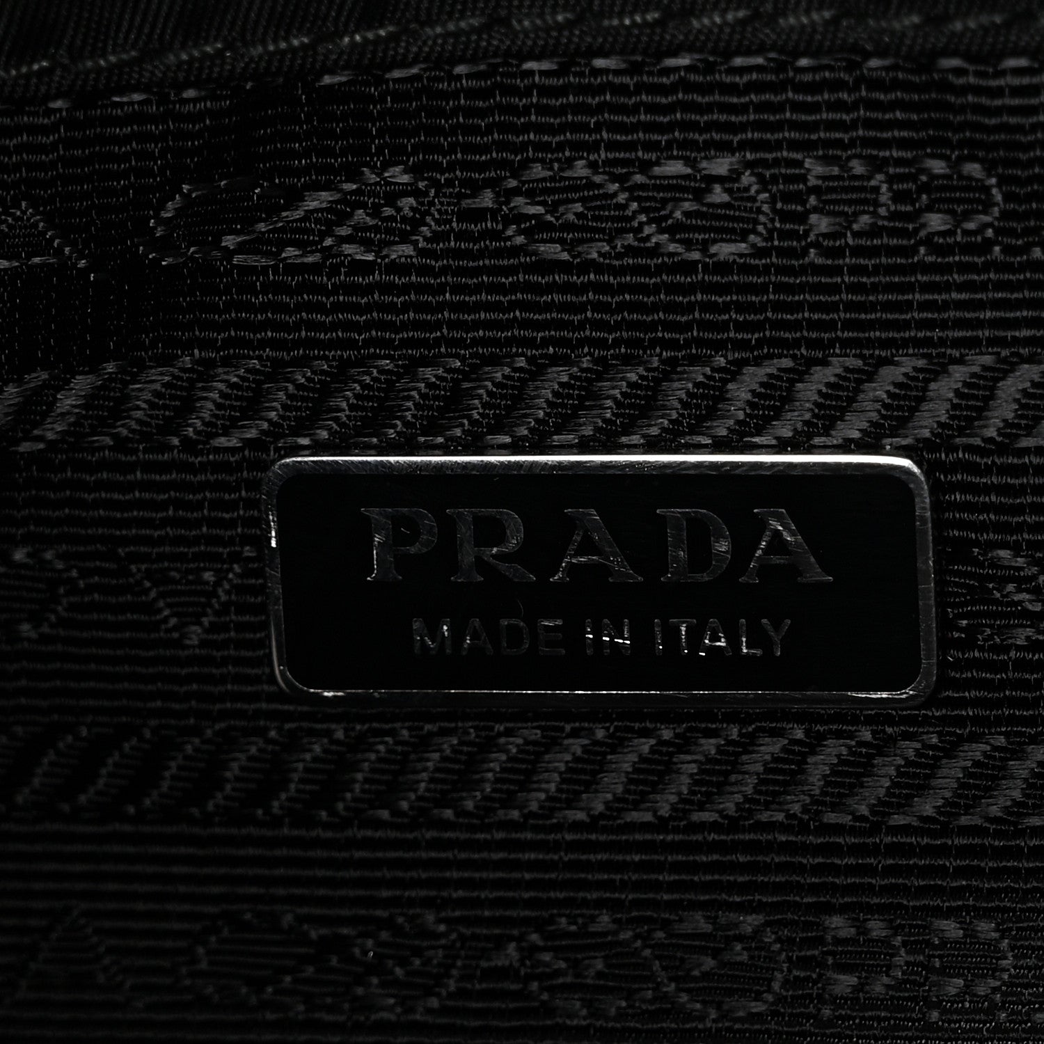 Prada Tessuto Saffiano Ricamo Sequin Crystal Embellished Mini Re-Edition 1978 Bucket Bag Black 6 of 10