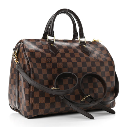 Louis Vuitton Damier Ebene Speedy Bandouliere 30 3 of 9