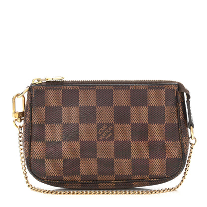 Louis Vuitton Damier Ebene Mini Pochette Accessories 1 of 10