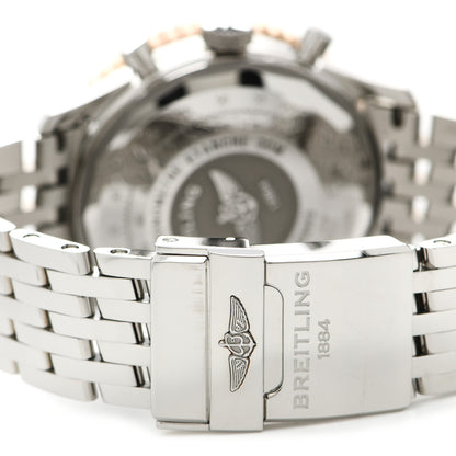 Breitling Stainless Steel 18K Rose Gold 41mm Navitimer Chronograph Automatic Watch Black U13324 5 of 7
