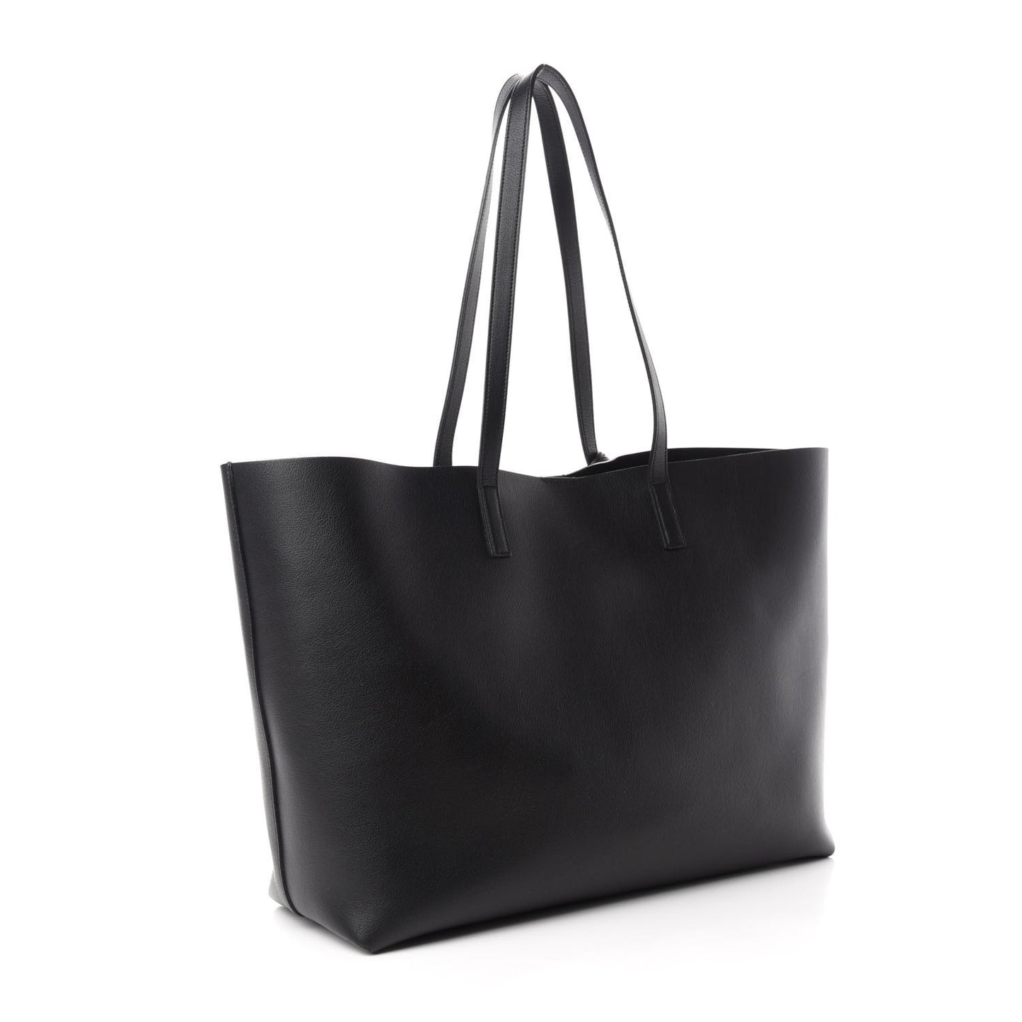 Calfskin Large Shopping Tote Black
