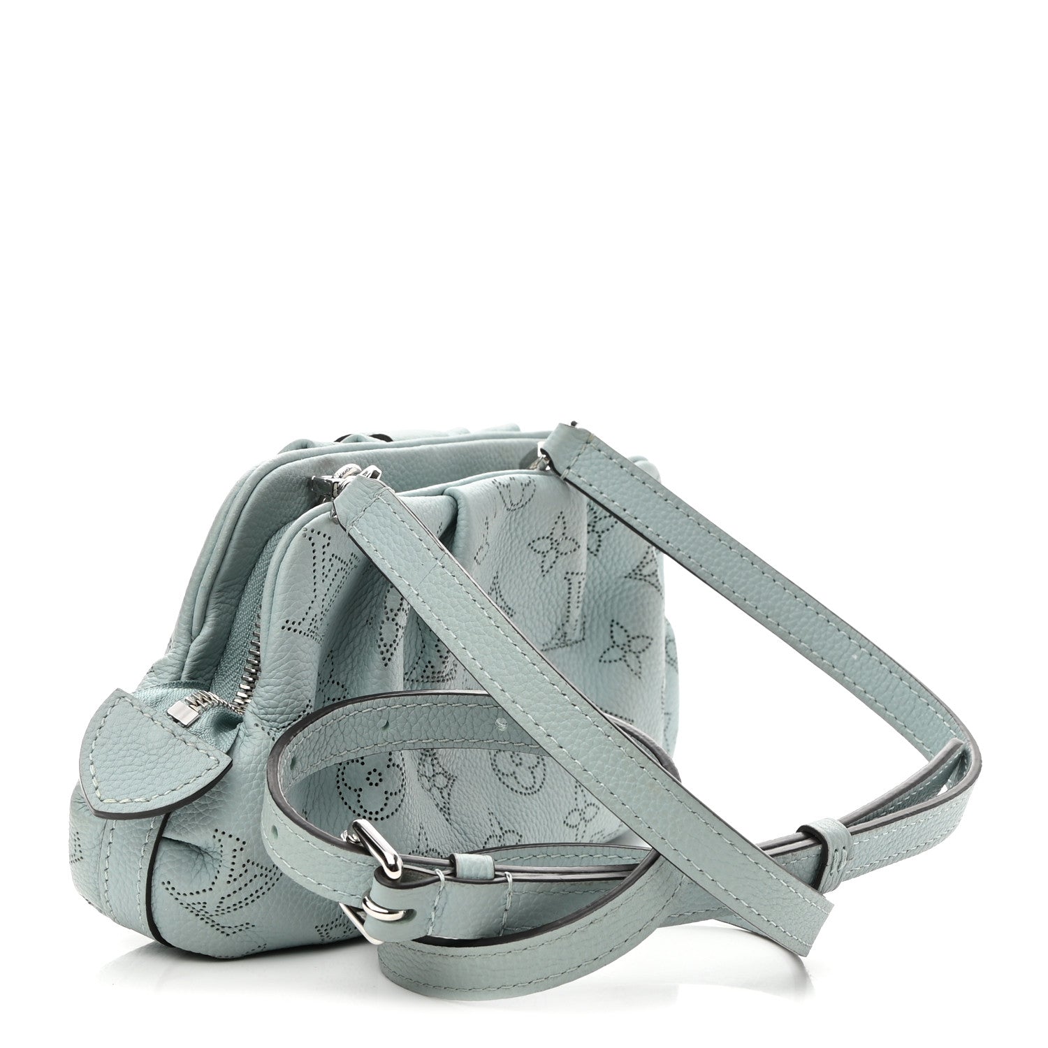 Louis Vuitton Mahina Scala Mini Pouch Vert Lagon 3 of 9