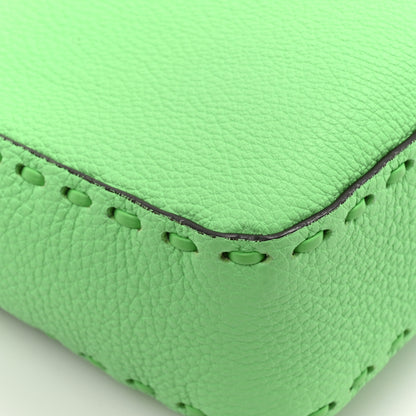 Fendi Cuoio Roma Sellerissima Nappa Sintetica Tape Stitch Baguette Edamame 12 of 13