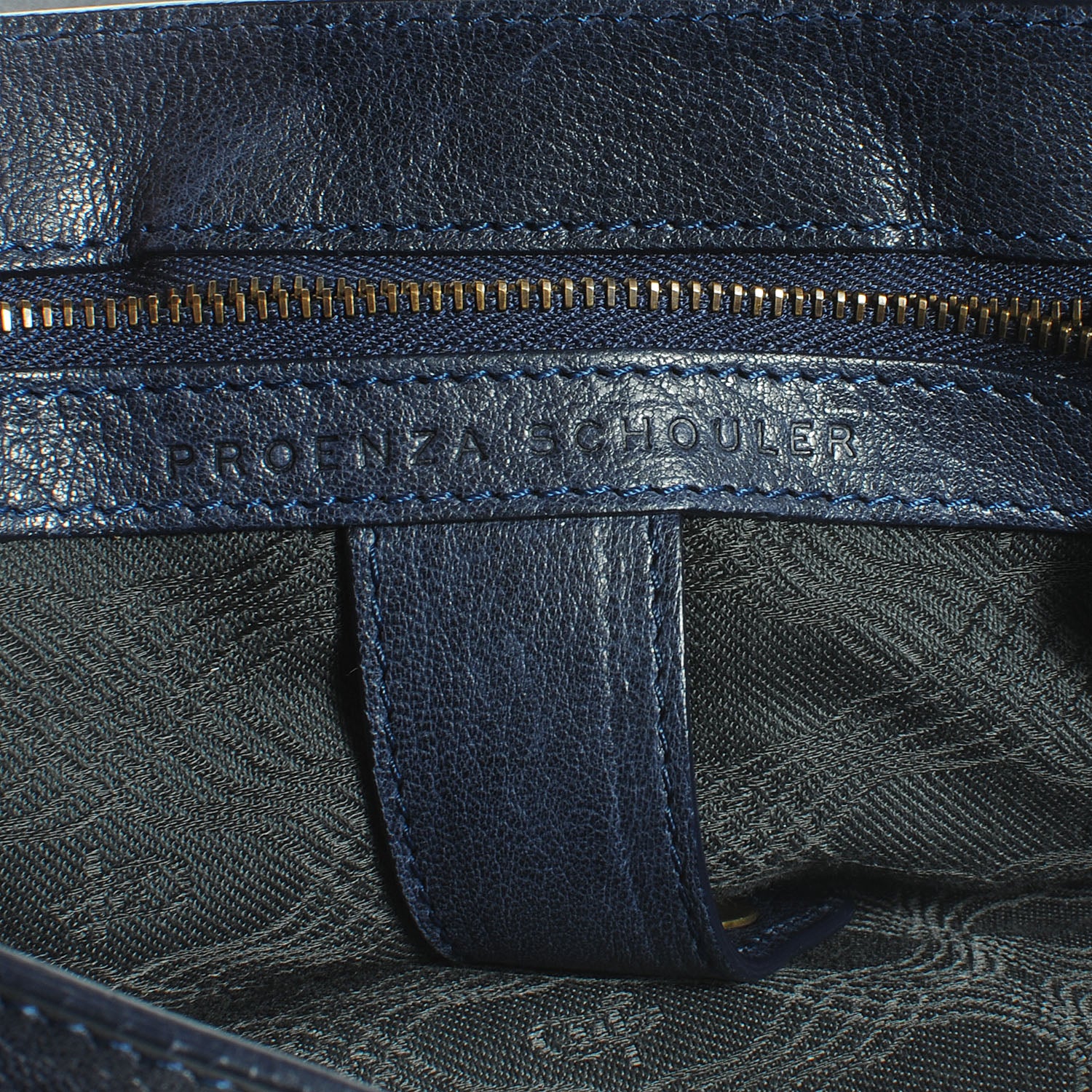 Proenza Schouler Lambskin PS1 Medium Satchel Midnight 6 of 8