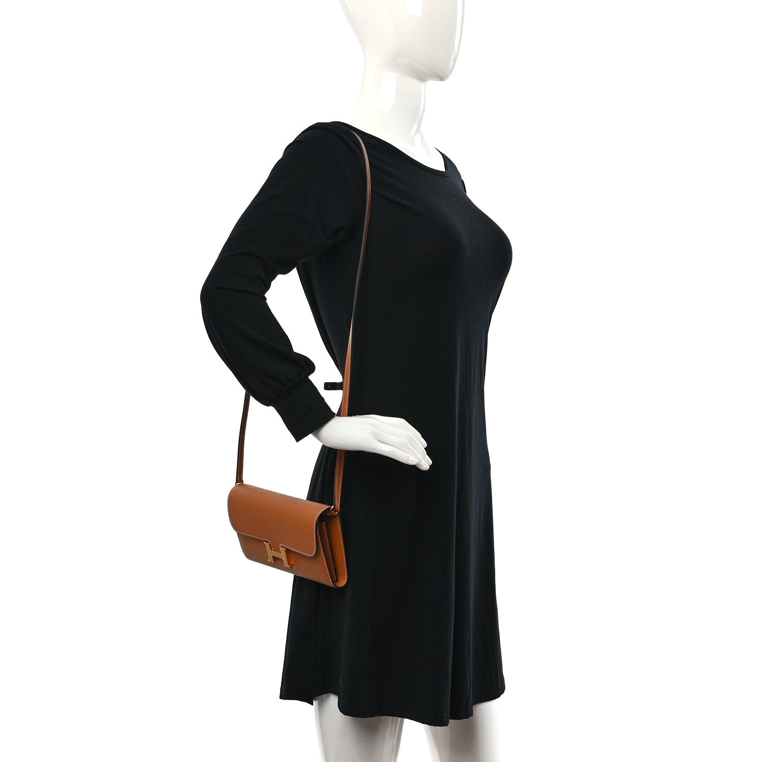 Hermes Epsom Constance Long Wallet To Go Gold 2 of 9