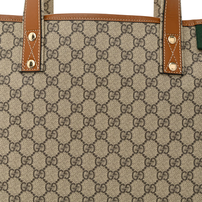 Gucci GG Plus Monogram Medium Signature Web Loop Tote Brown 8 of 10