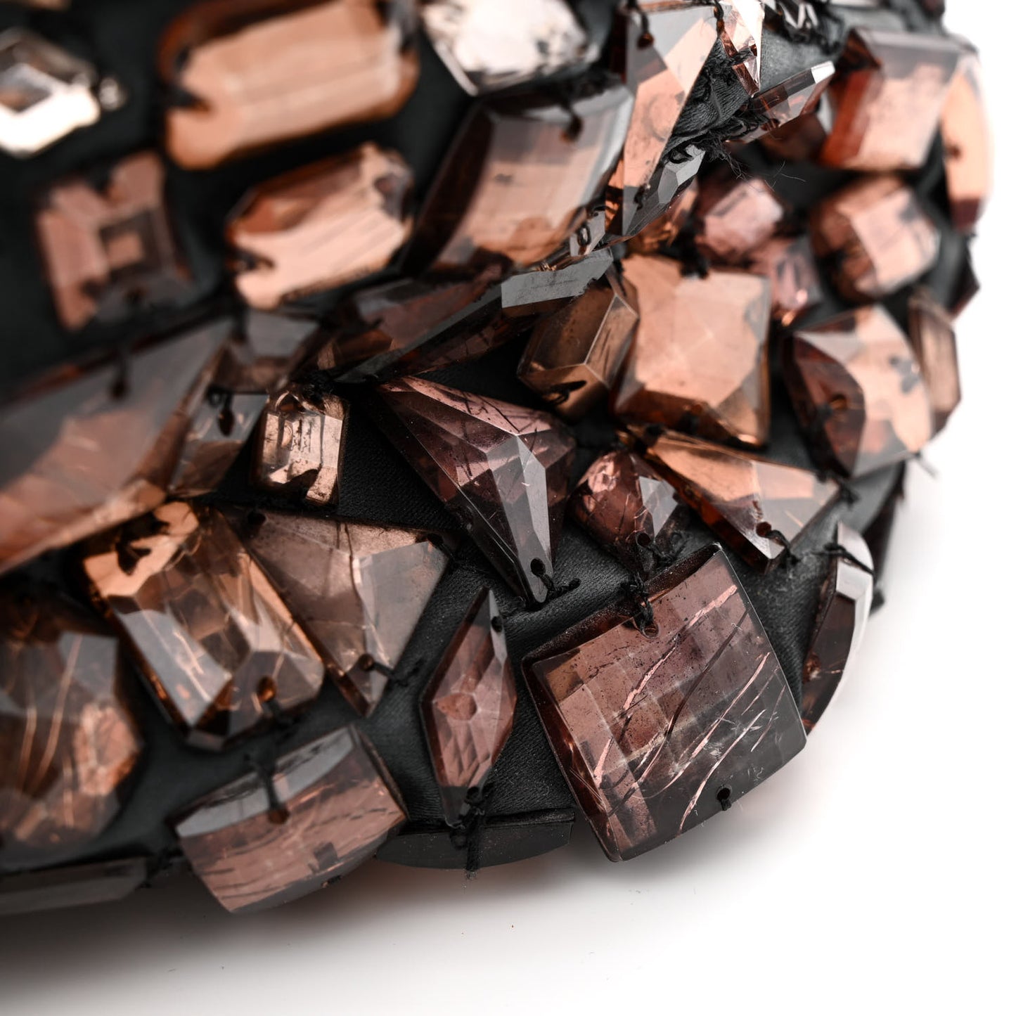 Vitello Crystal Ombre Tote Black