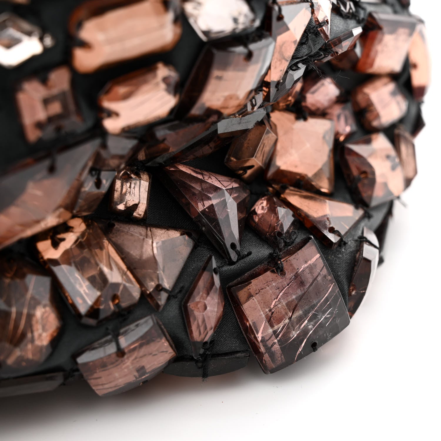 Valentino Garavani Vitello Crystal Ombre Tote Black 14 of 14