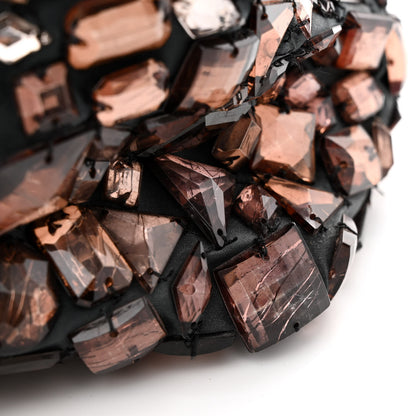 Valentino Garavani Vitello Crystal Ombre Tote Black 14 of 14