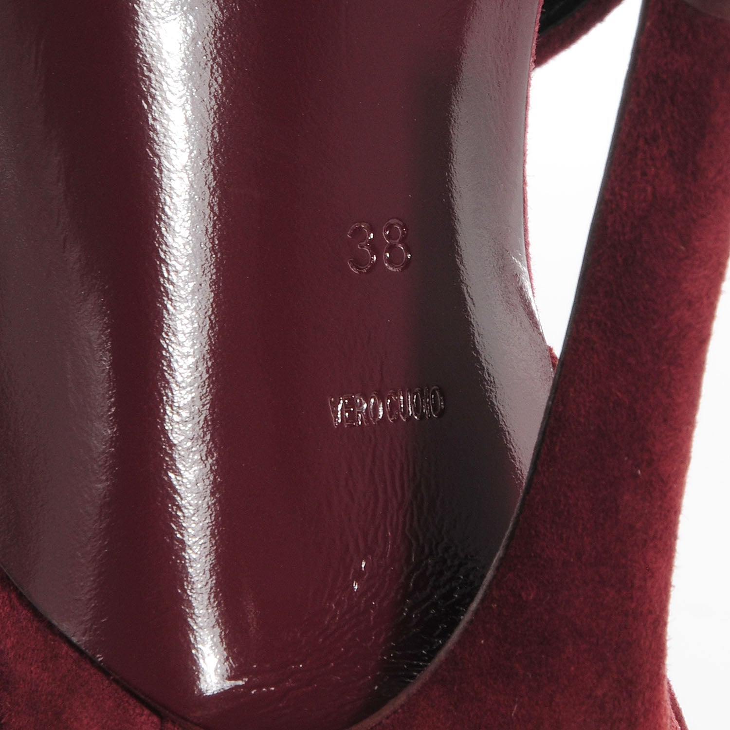 Alexander Wang Suede Goatskin Maja Peep Toe Booties 38 Raisin 7 of 7