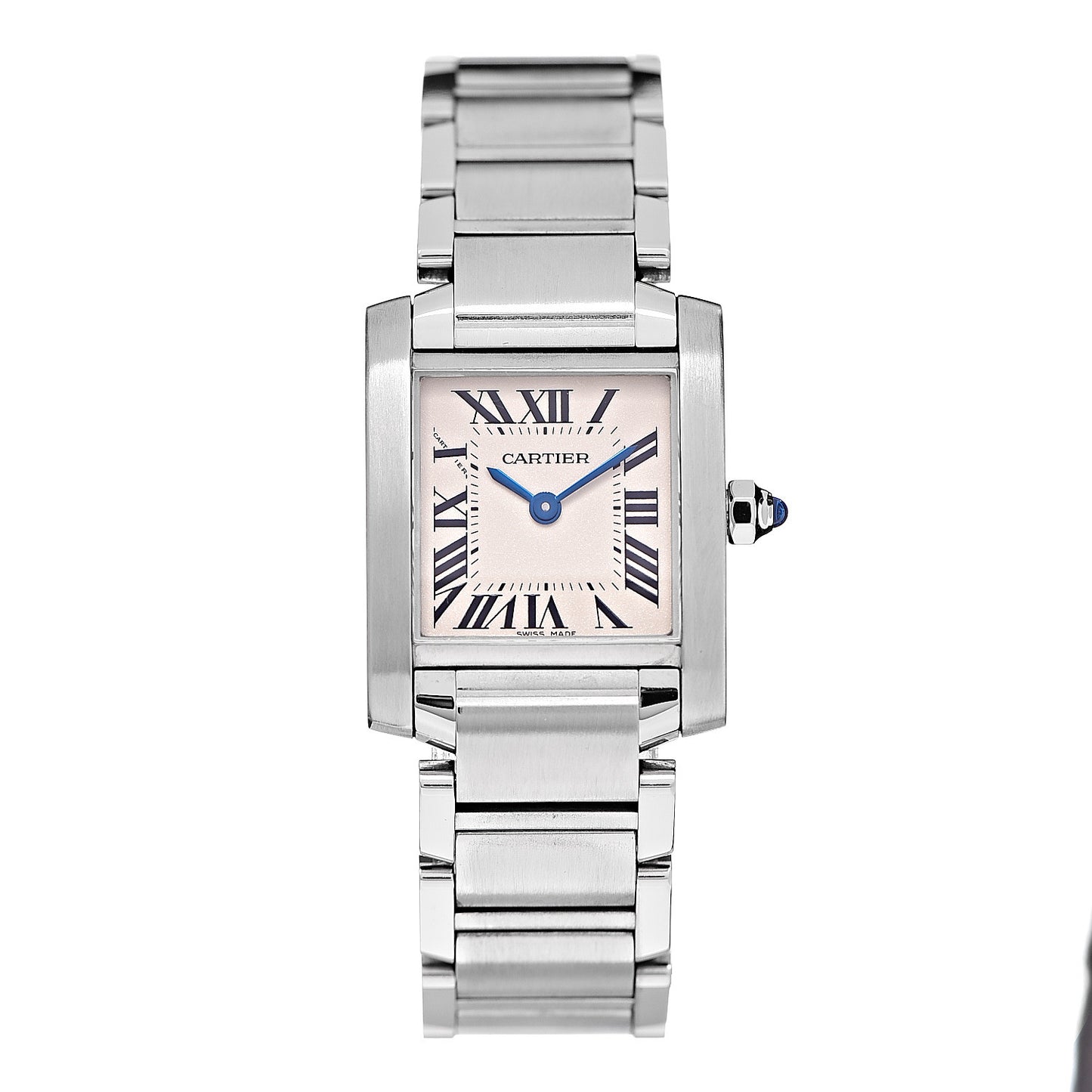 Stainless Steel 20mm Tank Francaise Quartz Watch