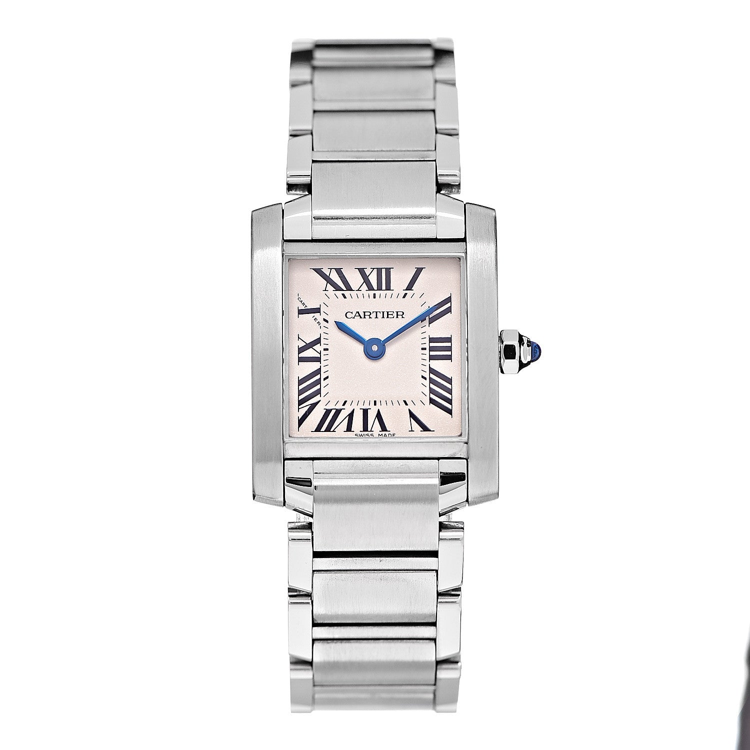 Cartier Stainless Steel 20mm Tank Francaise Quartz Watch 1 of 8