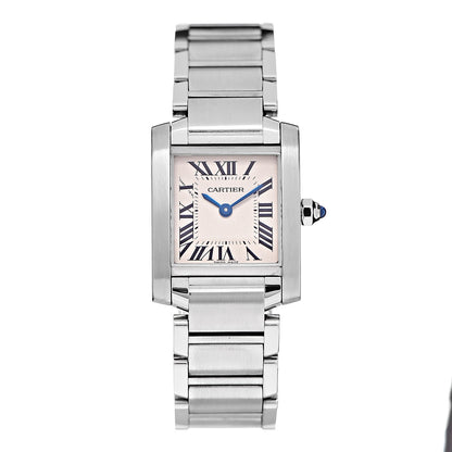 Cartier Stainless Steel 20mm Tank Francaise Quartz Watch 1 of 8