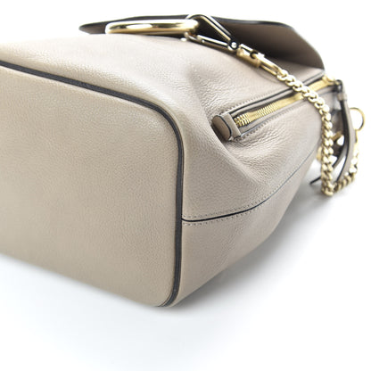 Chloe Suede Calfskin Small Faye Backpack Motty Grey 8 of 8
