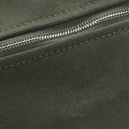 Hermes Canvas Small Bride-A-Brac Pouch Vert Foret 8 of 9