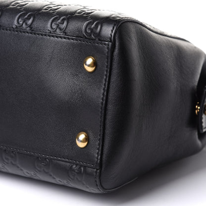 Gucci Guccissima Signature Medium Shoulder Tote Bag Black 10 of 10
