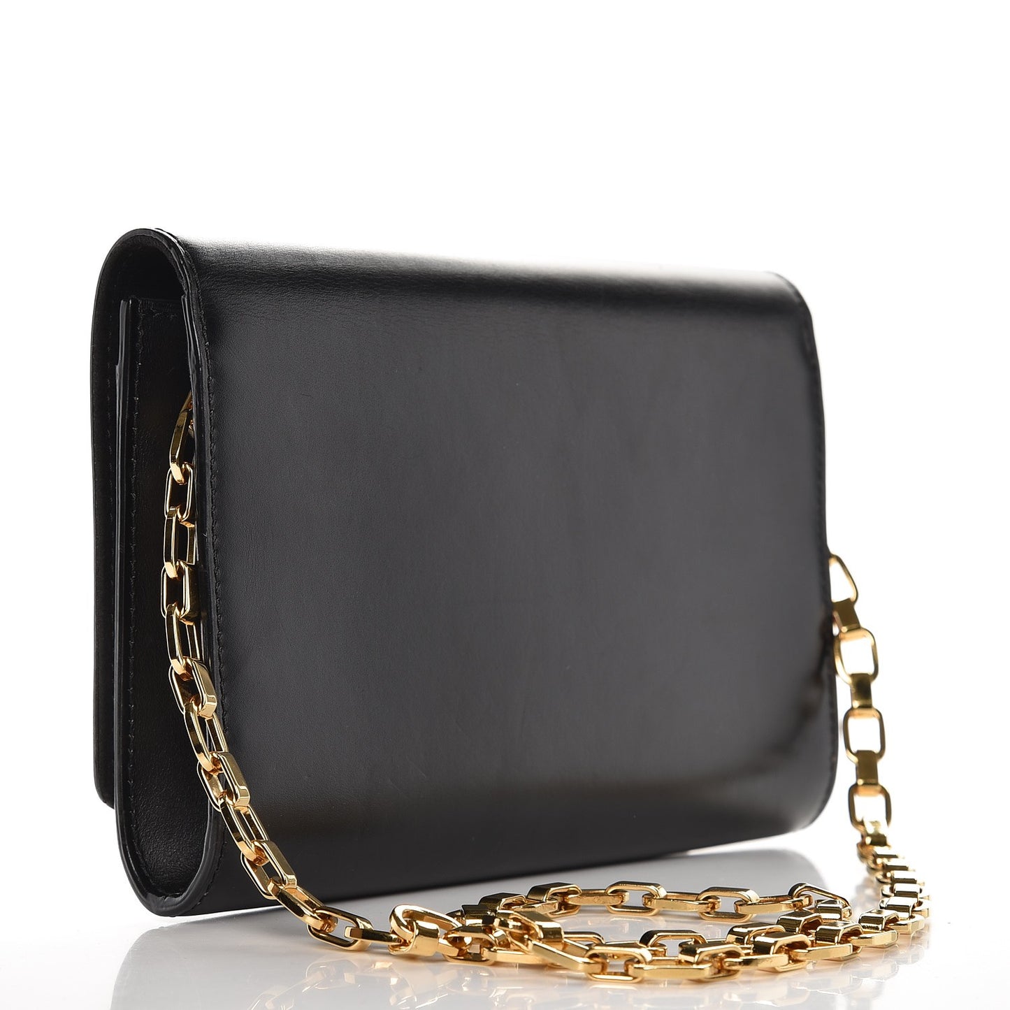 Calfskin Chain Louise GM Black