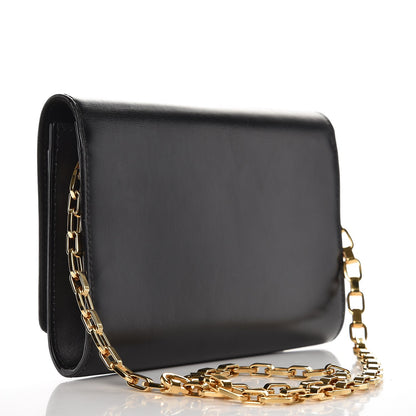 Louis Vuitton Calfskin Chain Louise GM Black 3 of 7