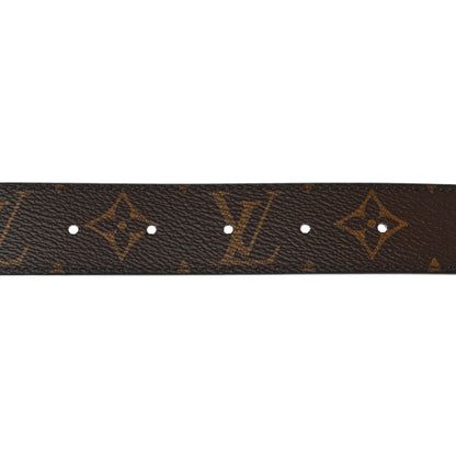 Louis Vuitton Calfskin Monogram 30mm LV Initiales Reversible Belt 90 36 Black 6 of 8