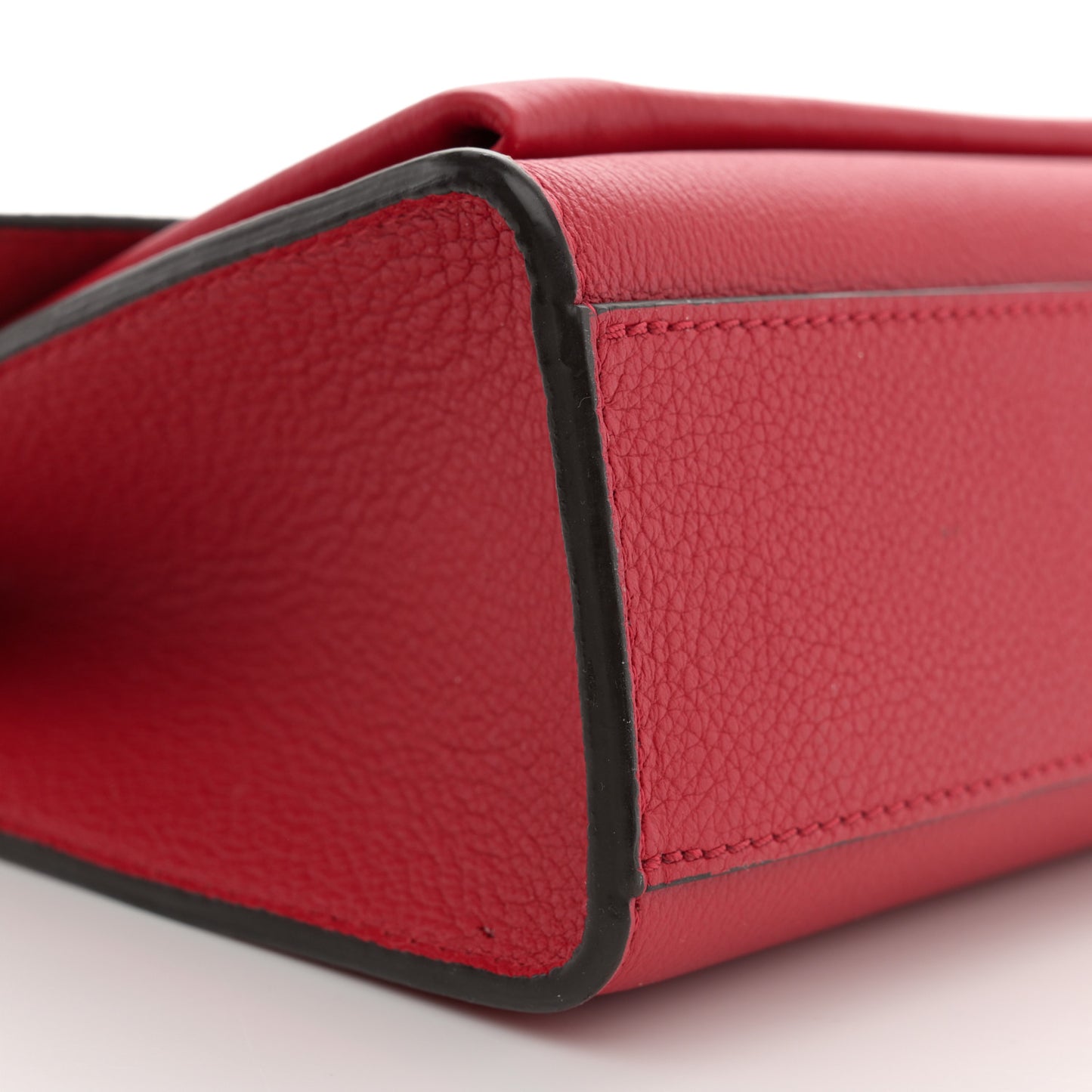 Soft Calfskin Mylockme Chain Bag BB Rubis