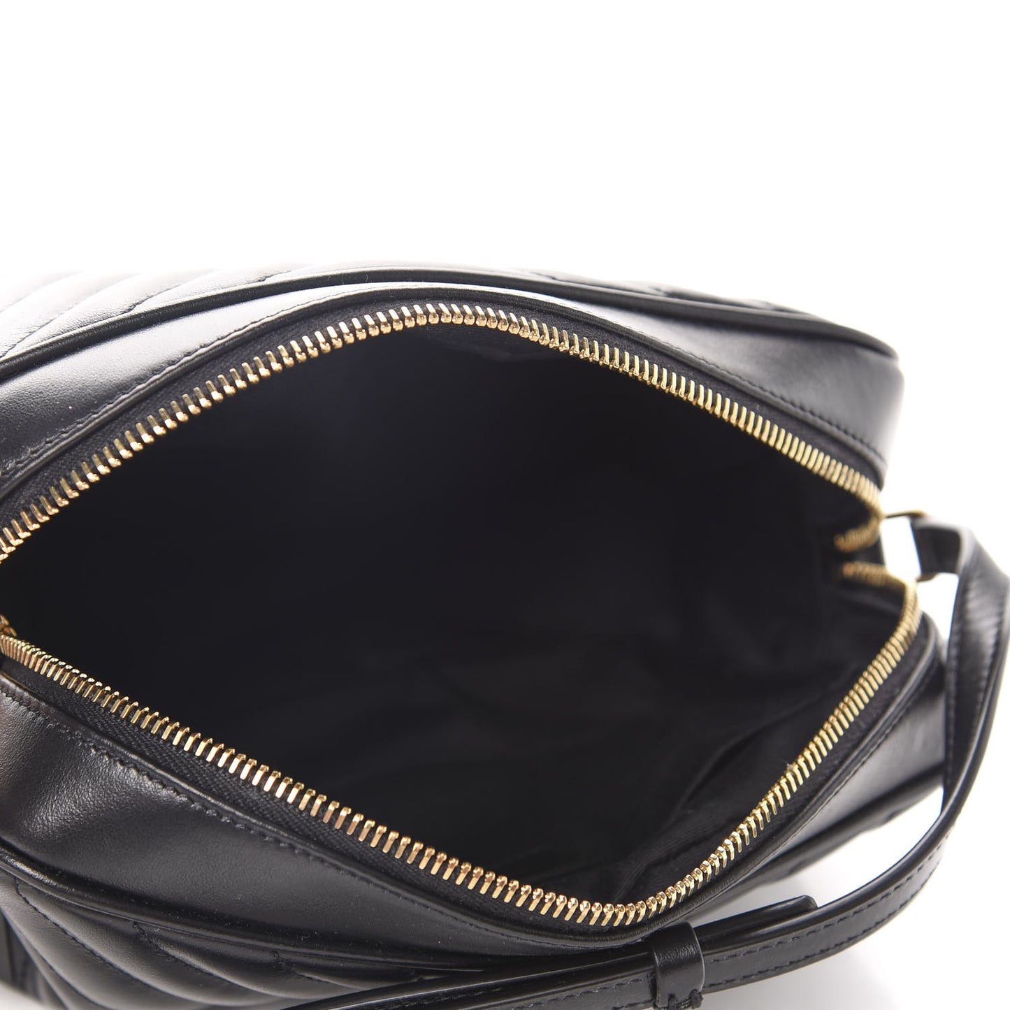 Calfskin Matelasse Monogram Lou Camera Bag Black