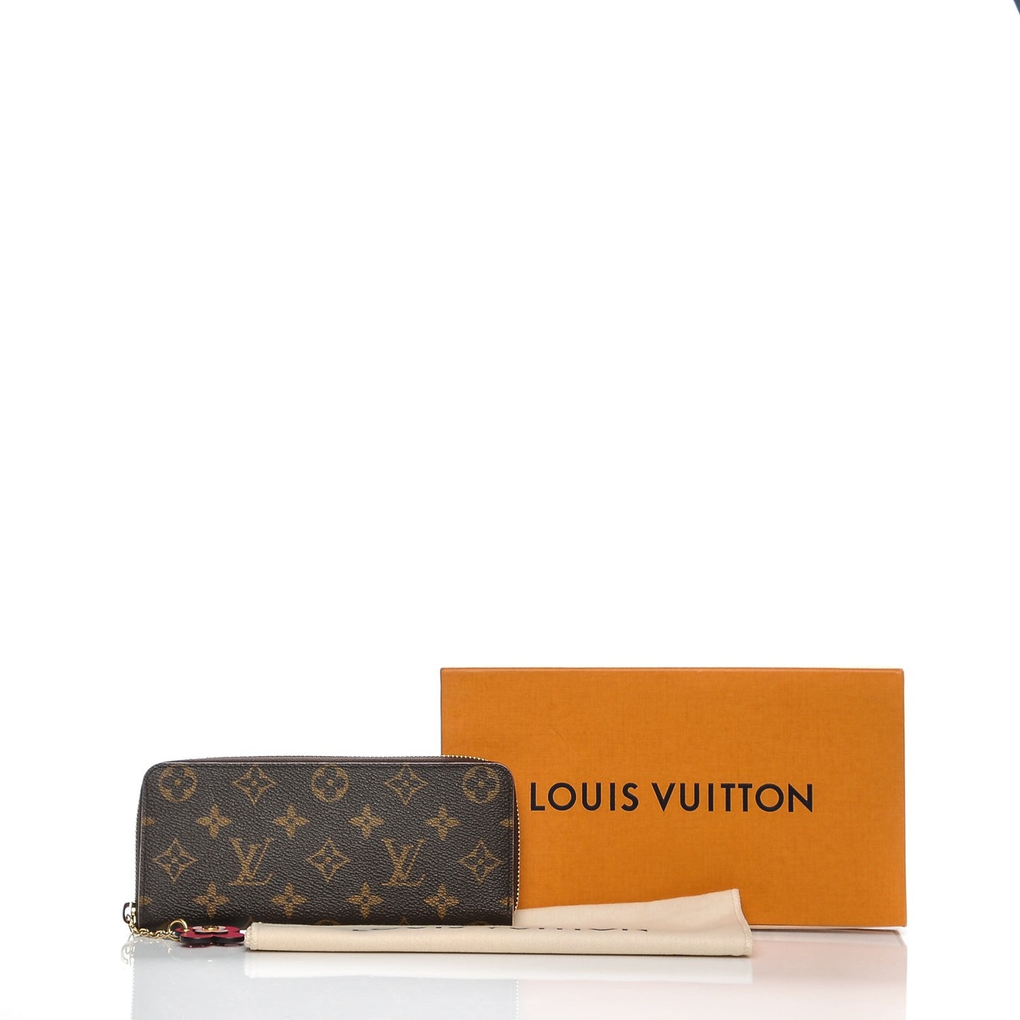 Monogram Blooming Flowers Clemence Wallet