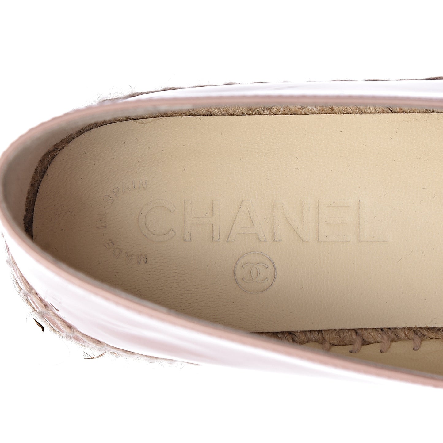 Patent CC Espadrilles 37 Pink