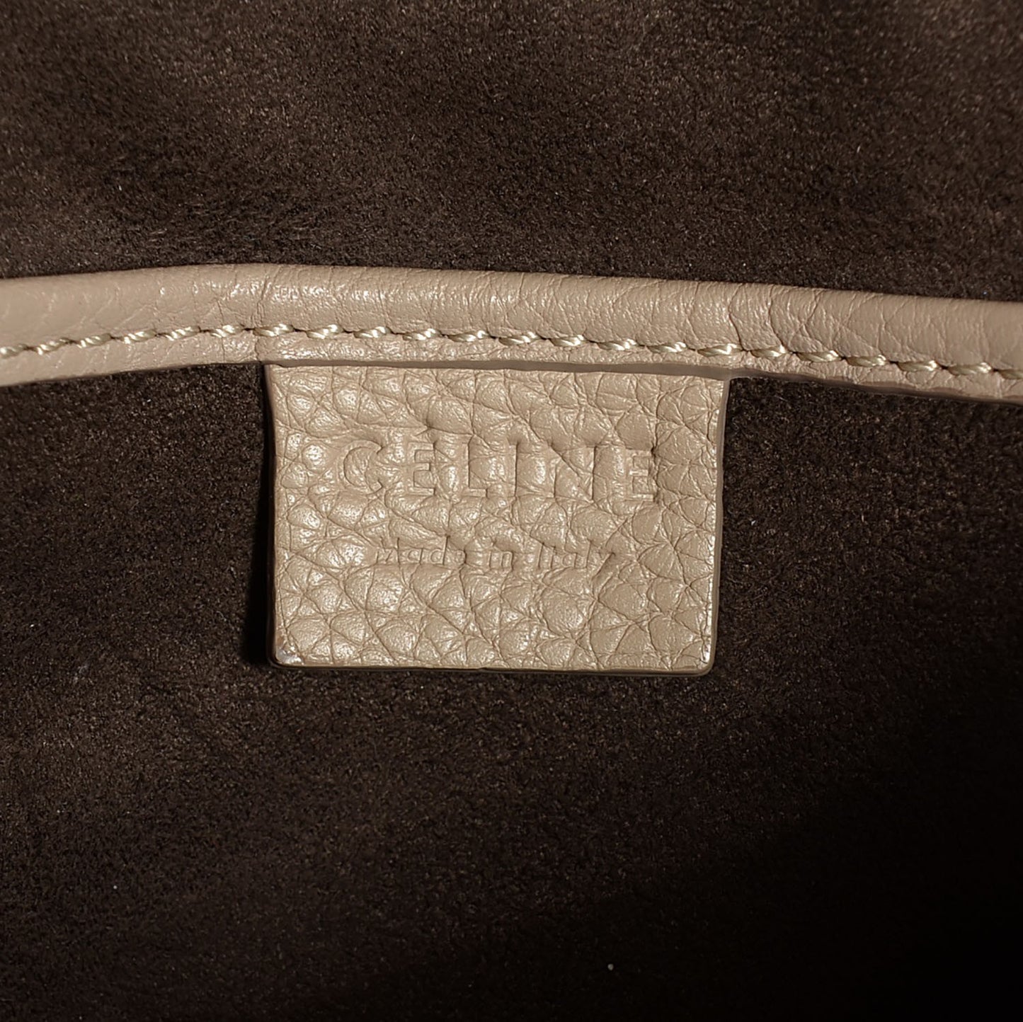 Pebbled Calfskin Nano Luggage