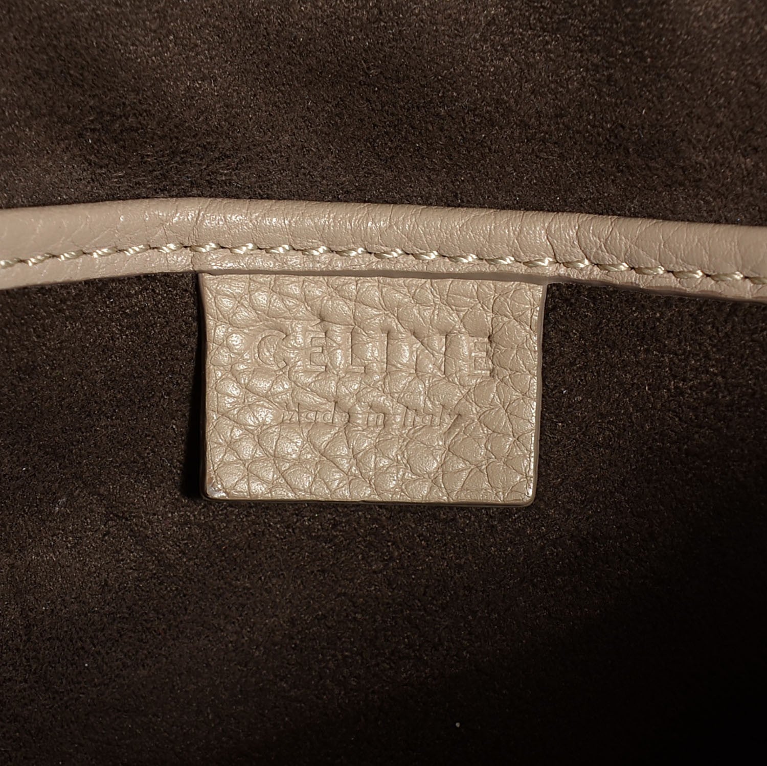 Celine Pebbled Calfskin Nano Luggage 6 of 9