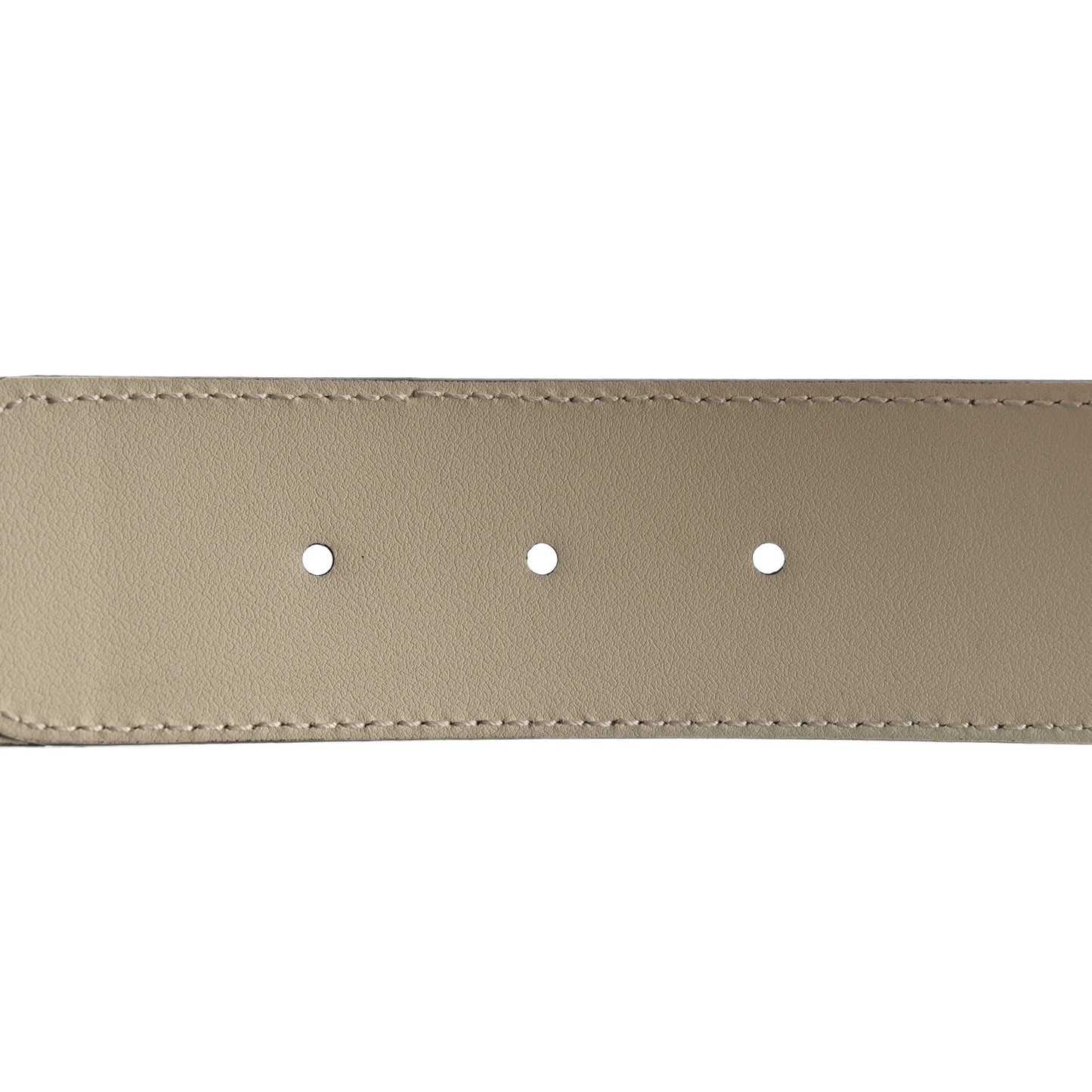GG Supreme Monogram Matte Plutone Calfskin Double G 40mm Belt 95 38 Beige Ebony Mystic White