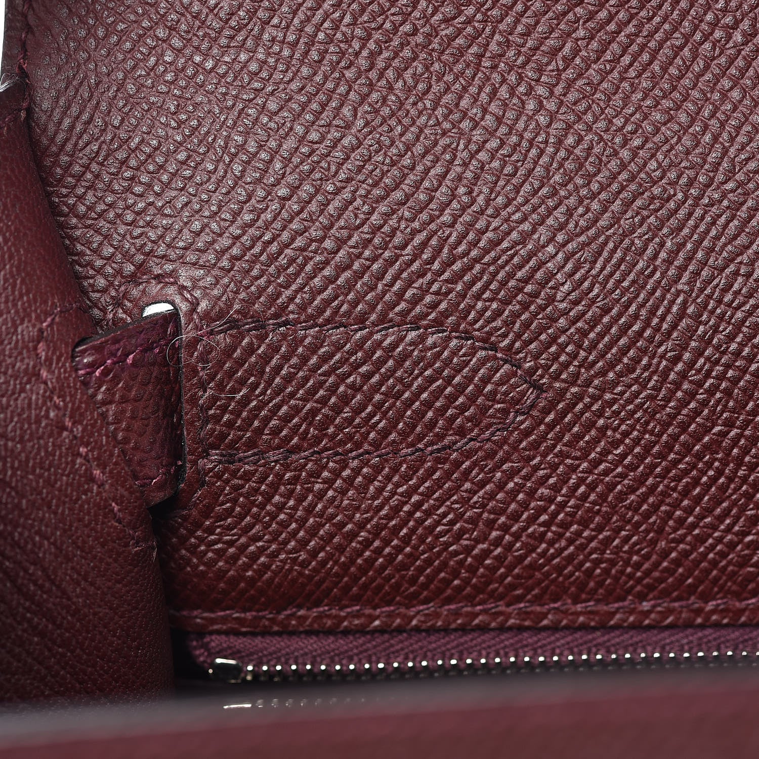 Hermes Epsom Kelly Sellier 32 Bordeaux 10 of 37