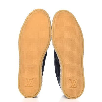 Louis Vuitton Mens Denim Damier Coconut Grove Slip On 11 Marine 5 of 10