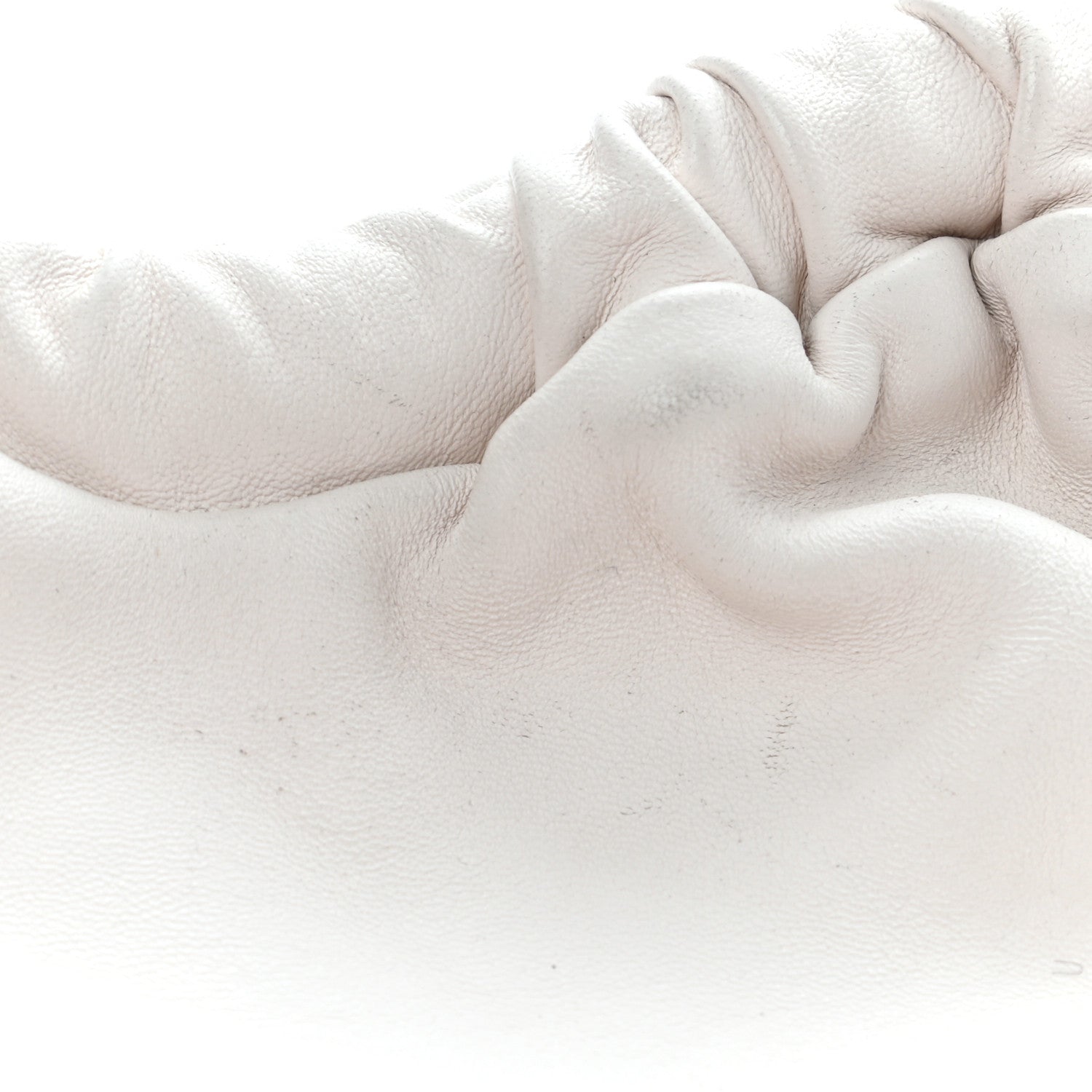 Mansur Gavriel Lambskin Cloud Clutch White 9 of 12