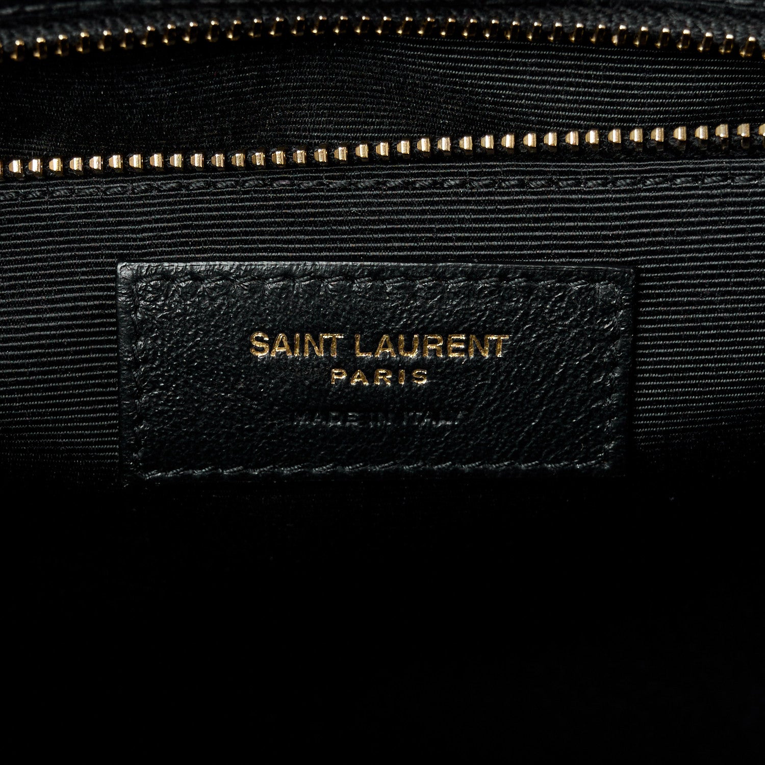 Saint Laurent Grain De Poudre Textured Mixed Matelasse Large Triquilt Monogram Satchel Black 7 of 11