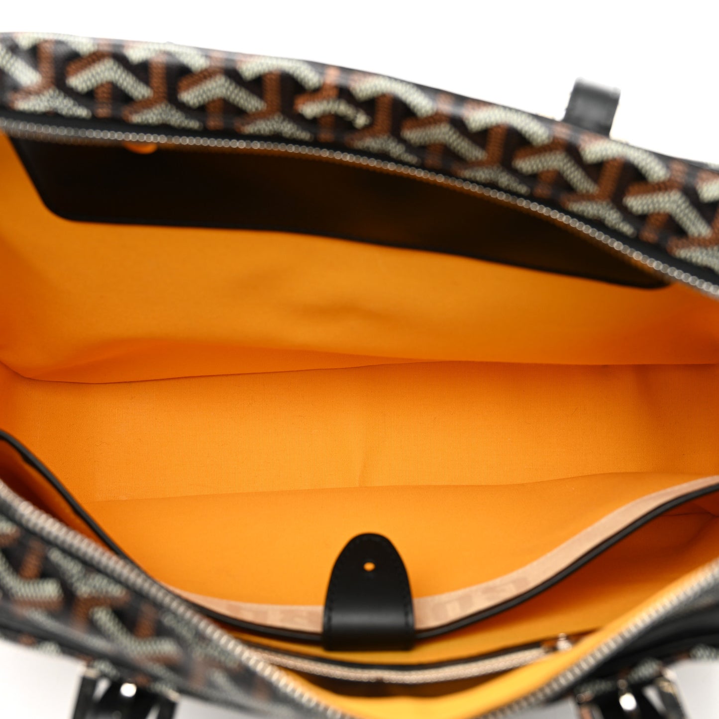 Goyardine Ambassade MM Briefcase Black