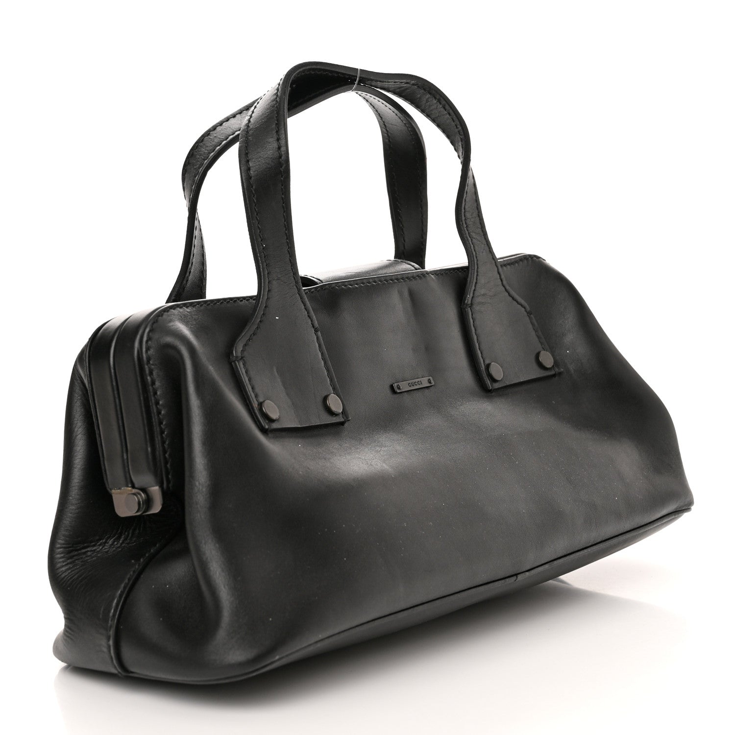 Gucci Calfskin Doctor Bag Black 3 of 15