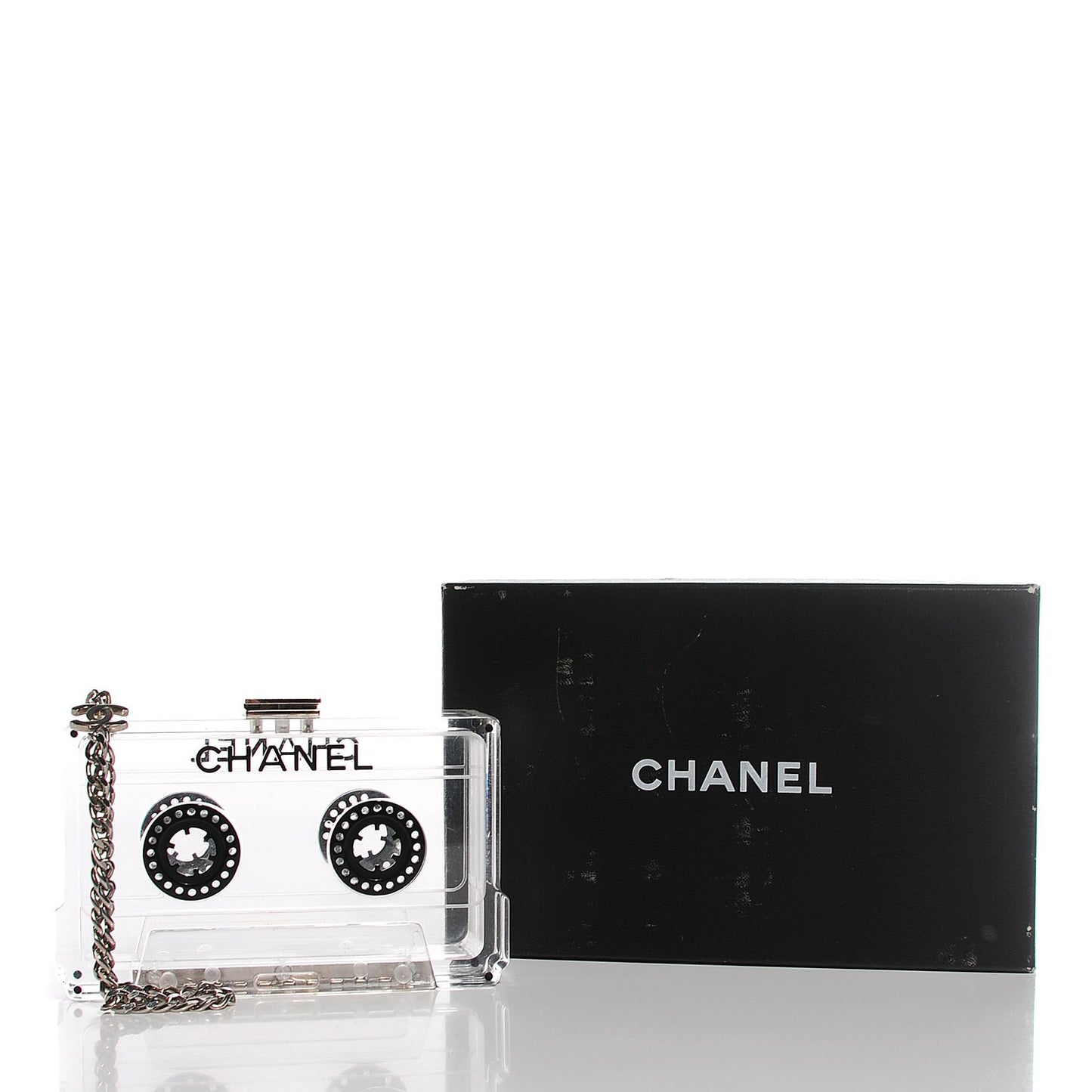 Lucite Cassette Clutch